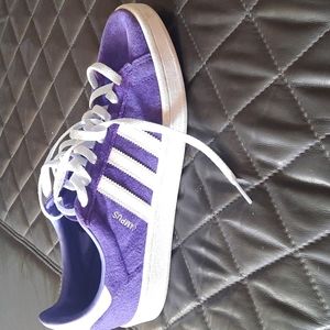 Adidas purple campus suede shoes size 10 mens